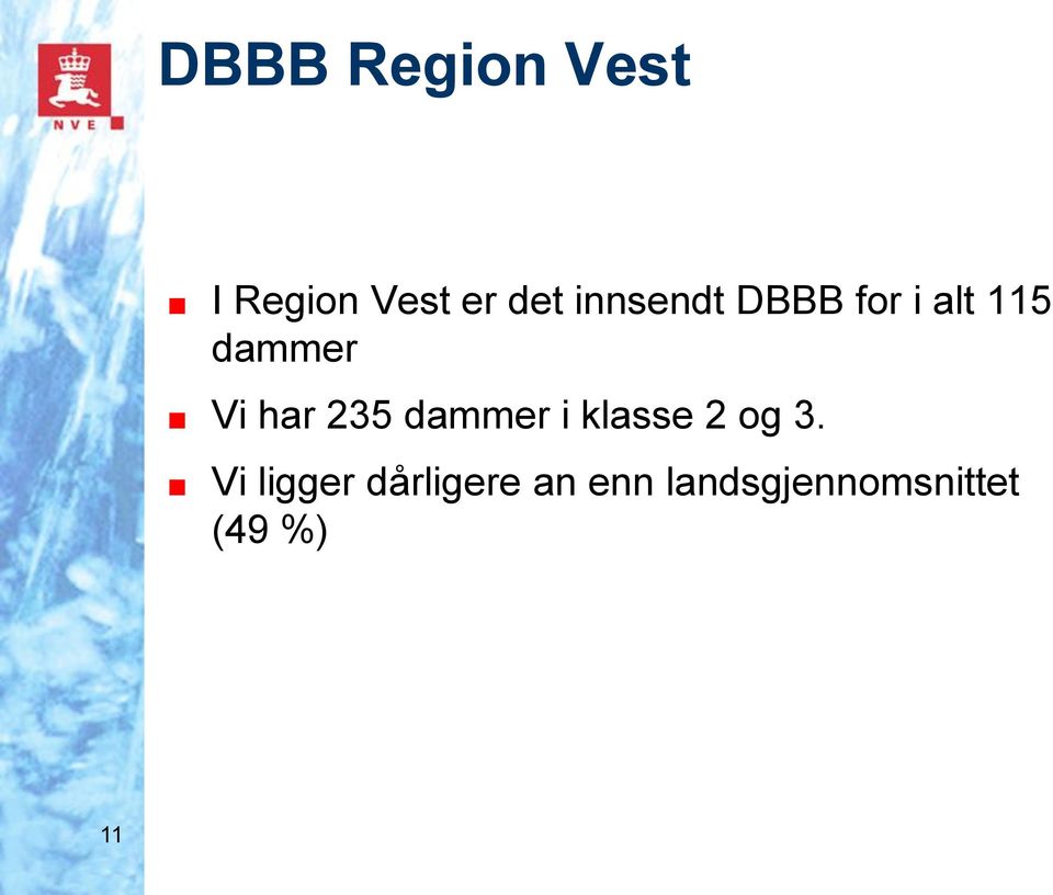 har 235 dammer i klasse 2 og 3.