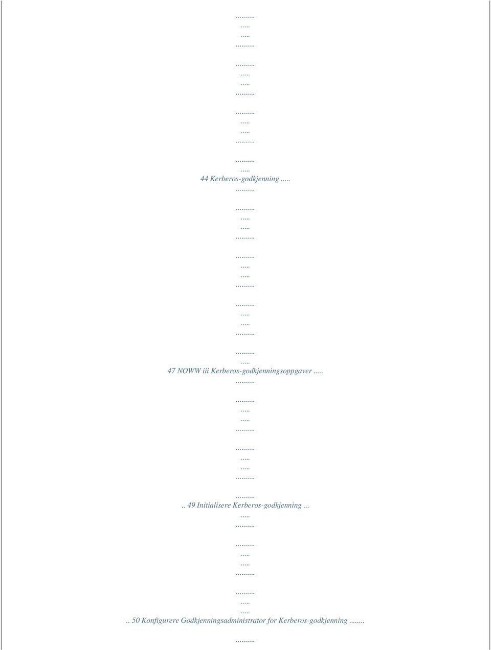 . 49 Initialisere Kerberos-godkjenning.