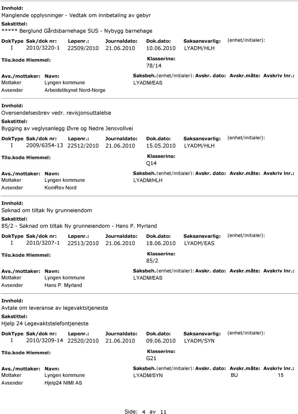 revisjonsuttalelse Bygging av veglysanlegg Øvre og Nedre Jensvollvei 2009/6354-13 22512/2010 15.05.