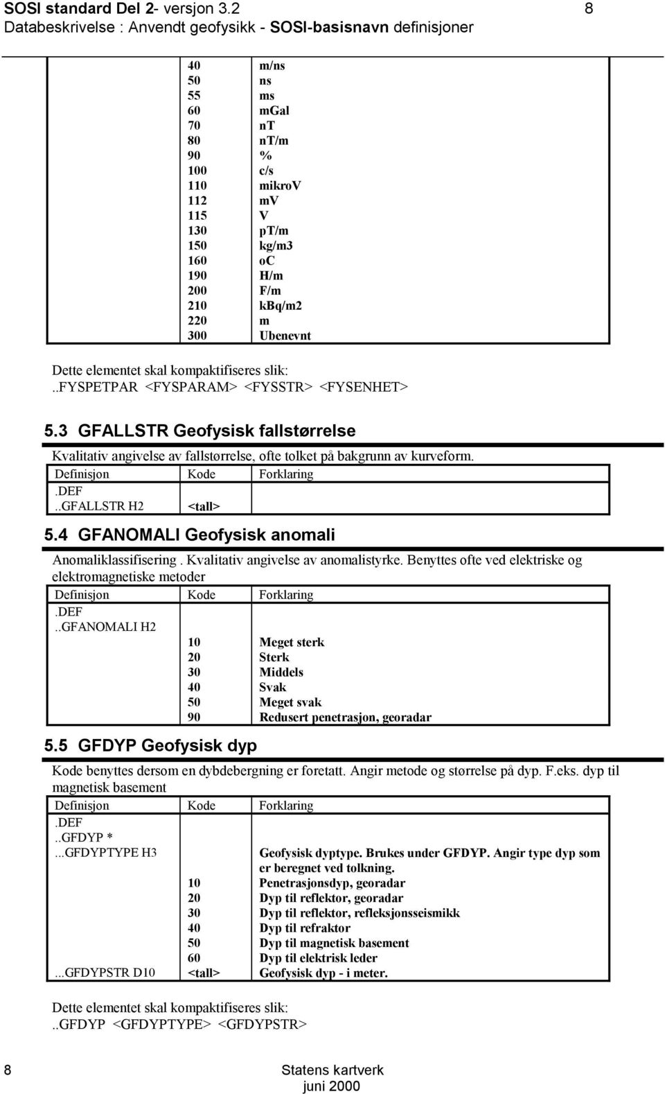 kbq/m2 220 m 300 Ubenevnt Dette elementet skal kompaktifiseres slik:..fyspetpar <FYSPARAM> <FYSSTR> <FYSENHET> 5.