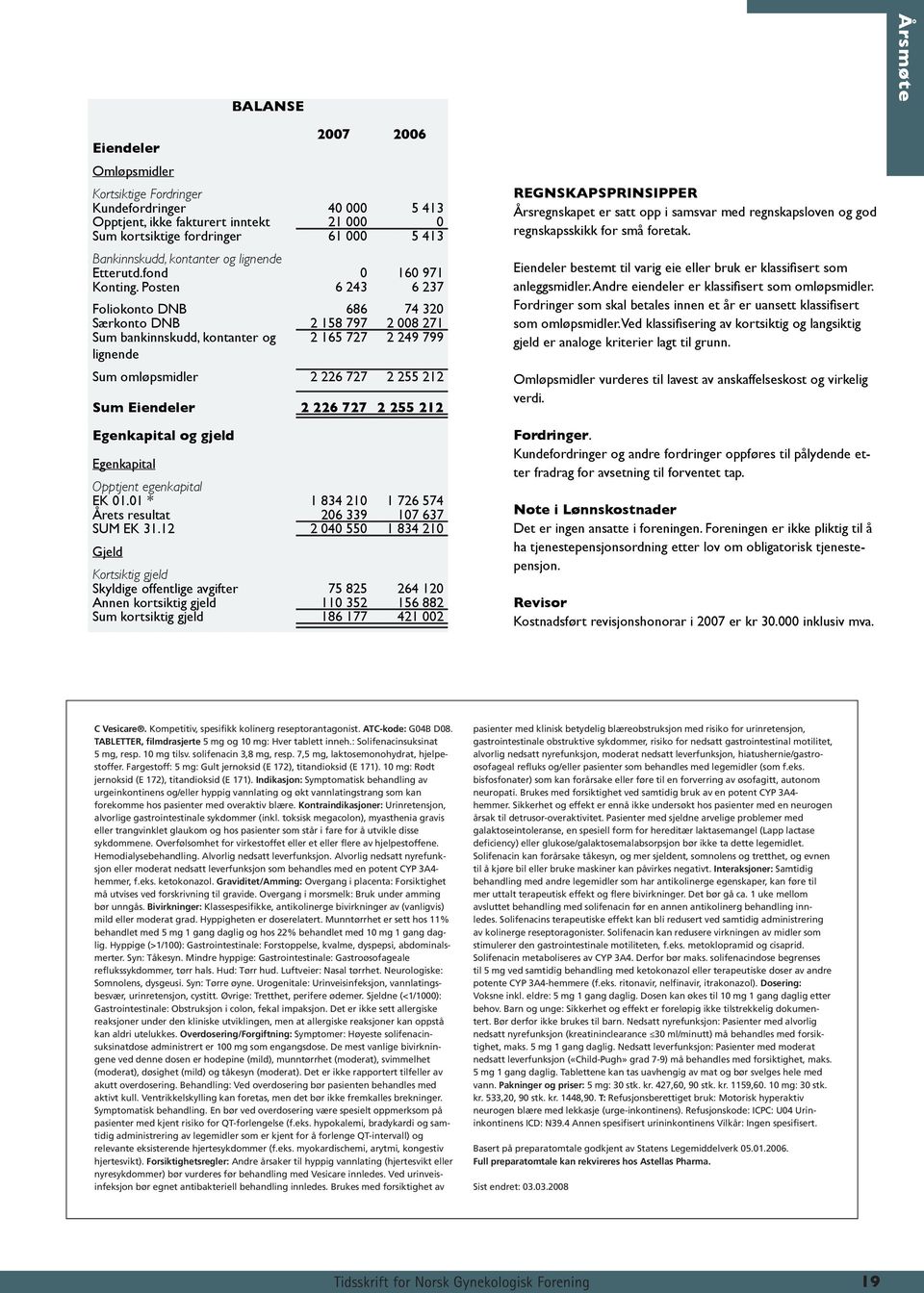 Posten 6 243 6 237 Foliokonto DNB 686 74 320 Særkonto DNB 2 58 797 2 008 27 Sum bankinnskudd, kontanter og lignende 2 65 727 2 249 799 Sum omløpsmidler 2 226 727 2 255 22 Sum Eiendeler 2 226 727 2