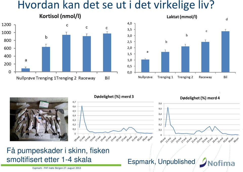 Få pumpeskader i skinn,