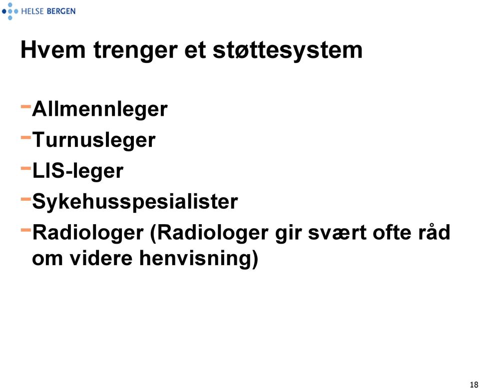 -Sykehusspesialister -Radiologer