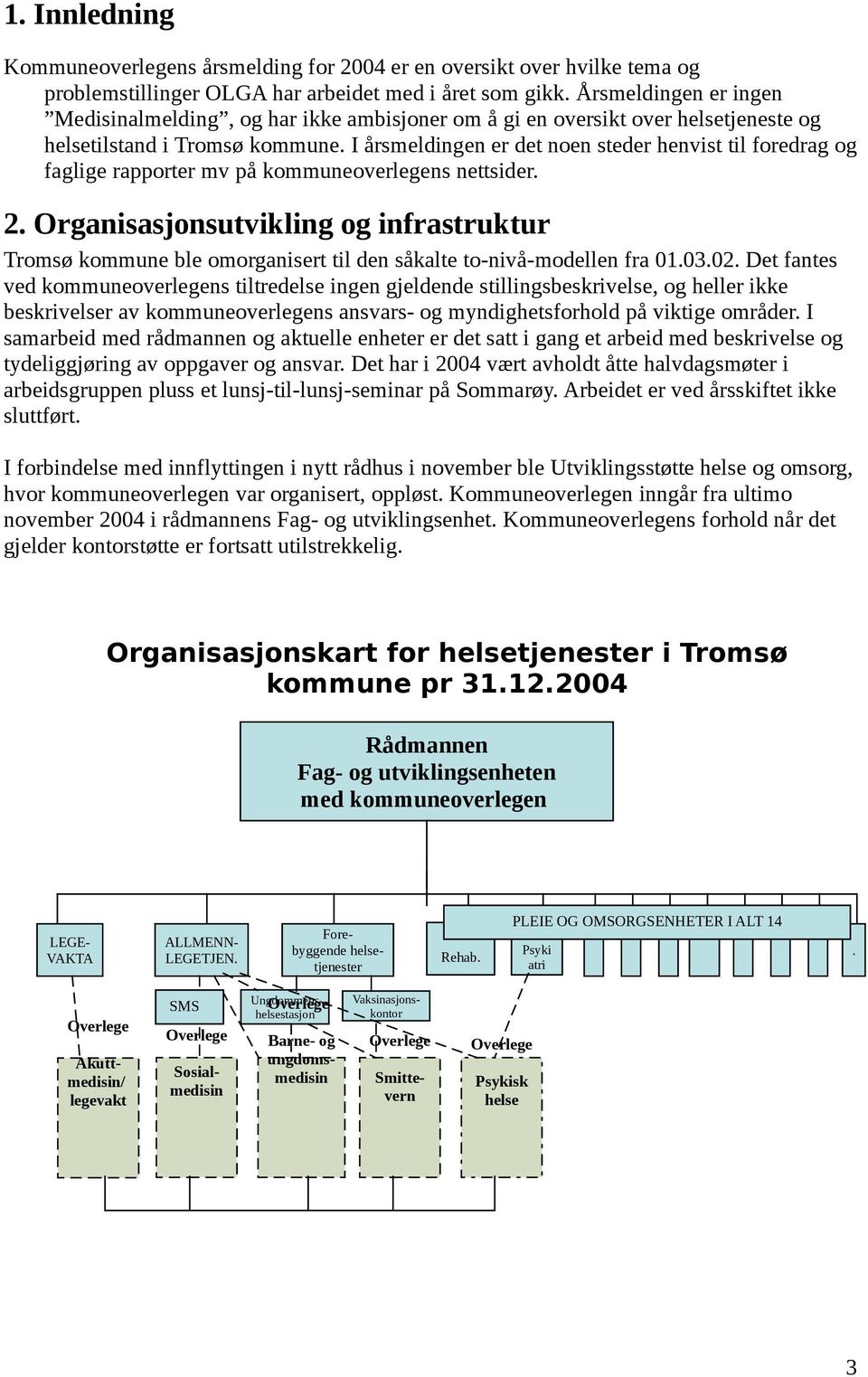 I årsmeldingen er det noen steder henvist til foredrag og faglige rapporter mv på s nettsider. 2.