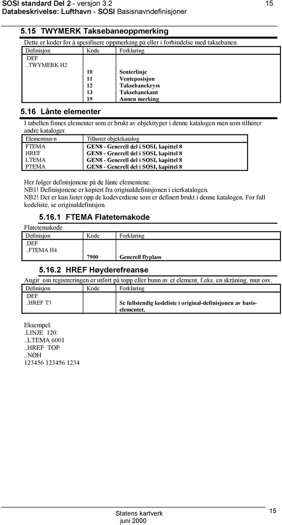 ..twymerk H2 10 Senterlinje 11 Venteposisjon 12 Taksebanekryss 13 Taksebanekant 19 Annen merking 5.