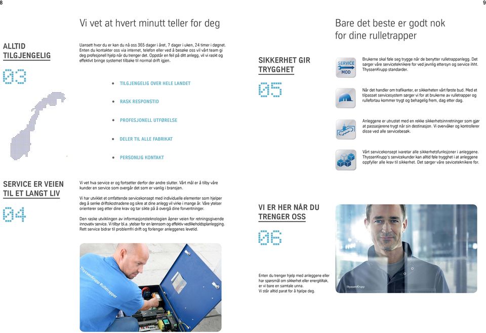 Oppstår en feil på ditt anlegg, vil vi raskt og effektivt bringe systemet tilbake til normal drift igjen.