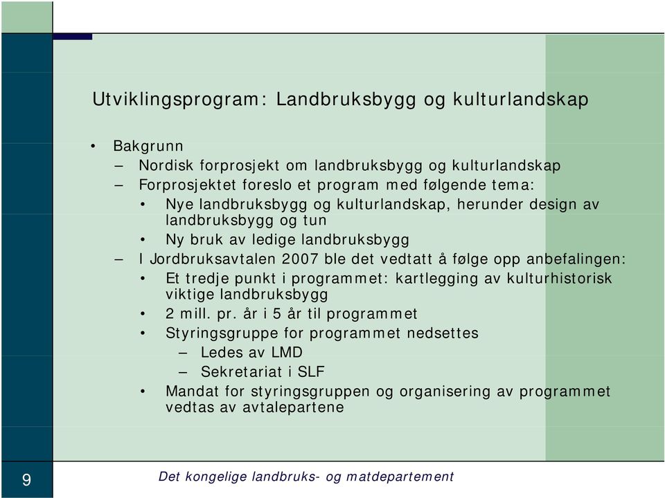 opp anbefalingen: Et tredje punkt i pro