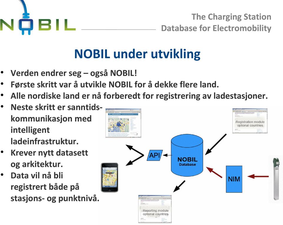 Alle nordiske land er nå forberedt for registrering av ladestasjoner.