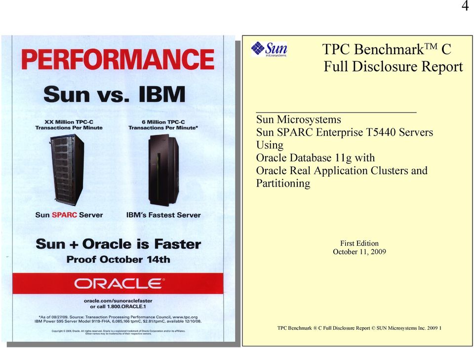 Real Application Clusters and Partitioning First Edition October 11,