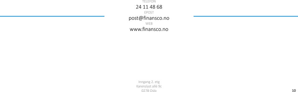 finansco.no Inngang 2.