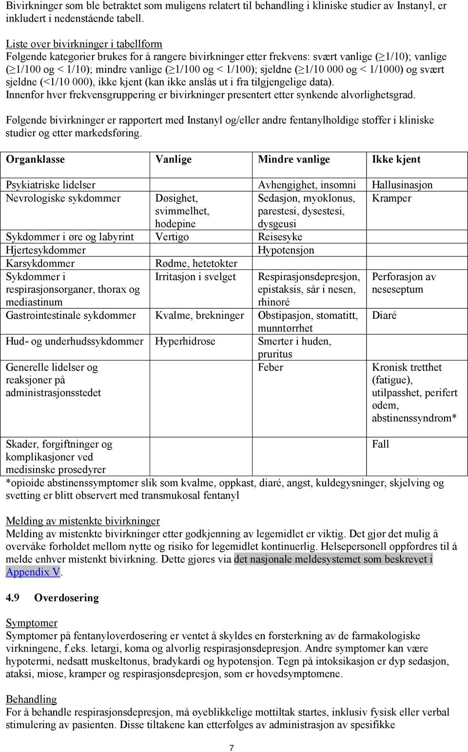 sjeldne ( 1/10 000 og < 1/1000) og svært sjeldne (<1/10 000), ikke kjent (kan ikke anslås ut i fra tilgjengelige data).