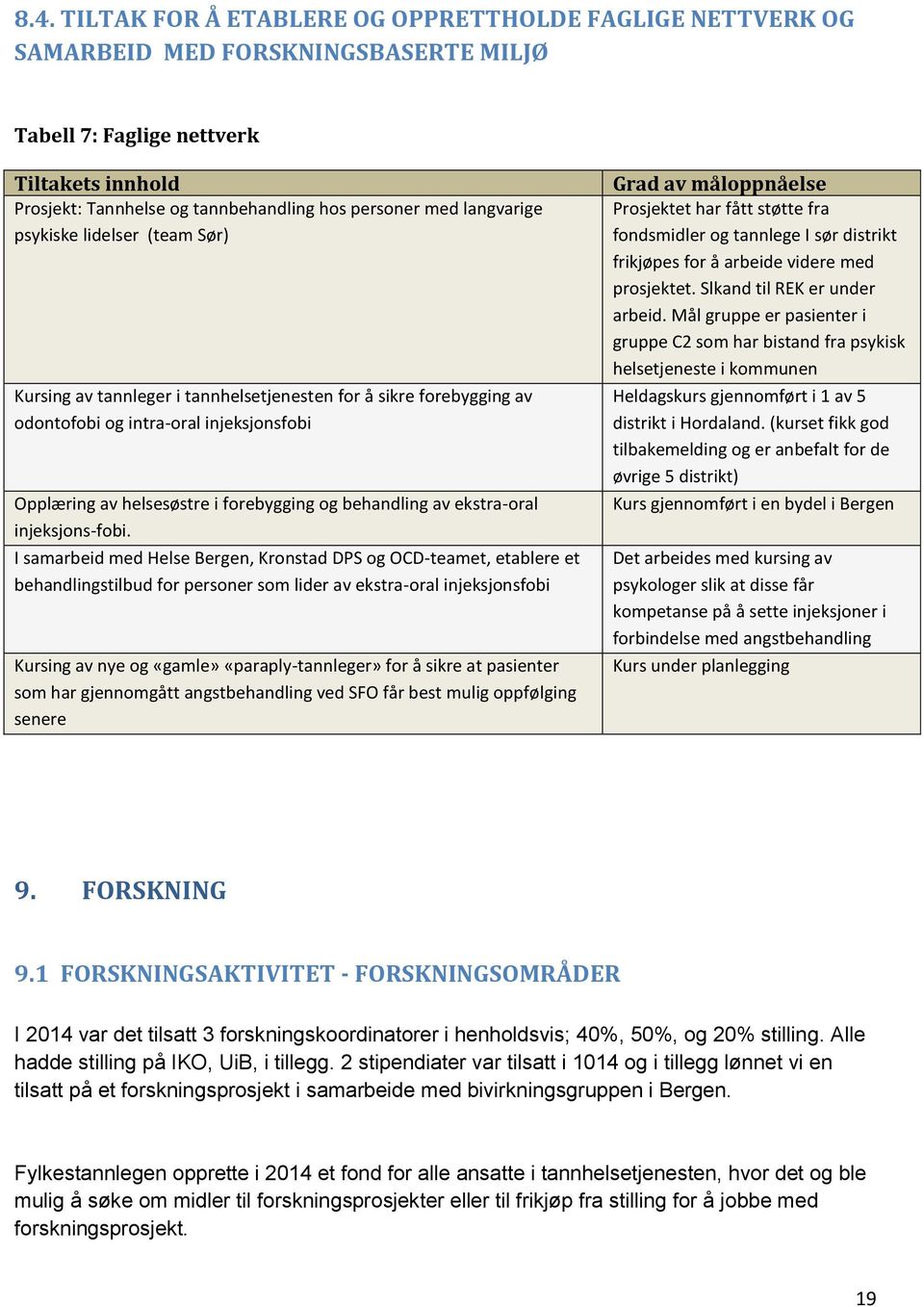 behandling av ekstra-oral injeksjons-fobi.