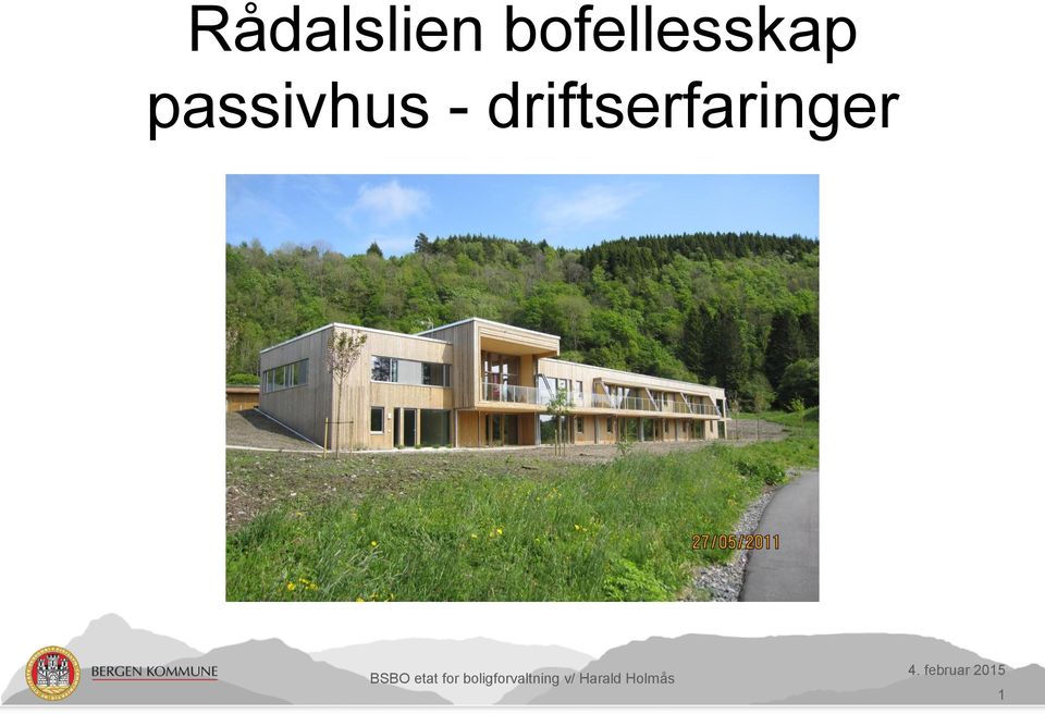 passivhus -