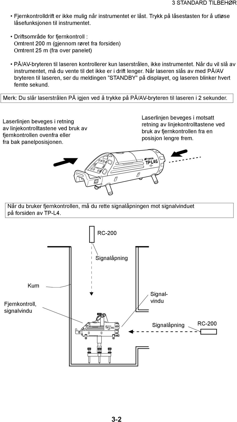 Når du vil slå av instrumentet, må du vente til det ikke er i drift lenger.