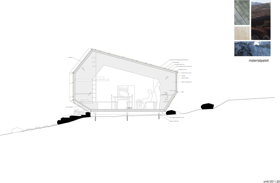 nedfelt kobber vannrenne forsterket element over vindu 3 lags glass perforert kobberbånd beslag gass