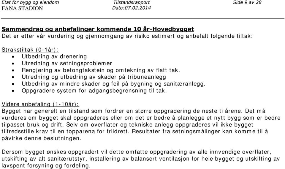 drenering Utredning av setningsproblemer Rengjøring av betongtakstein og omtekning av flatt tak.