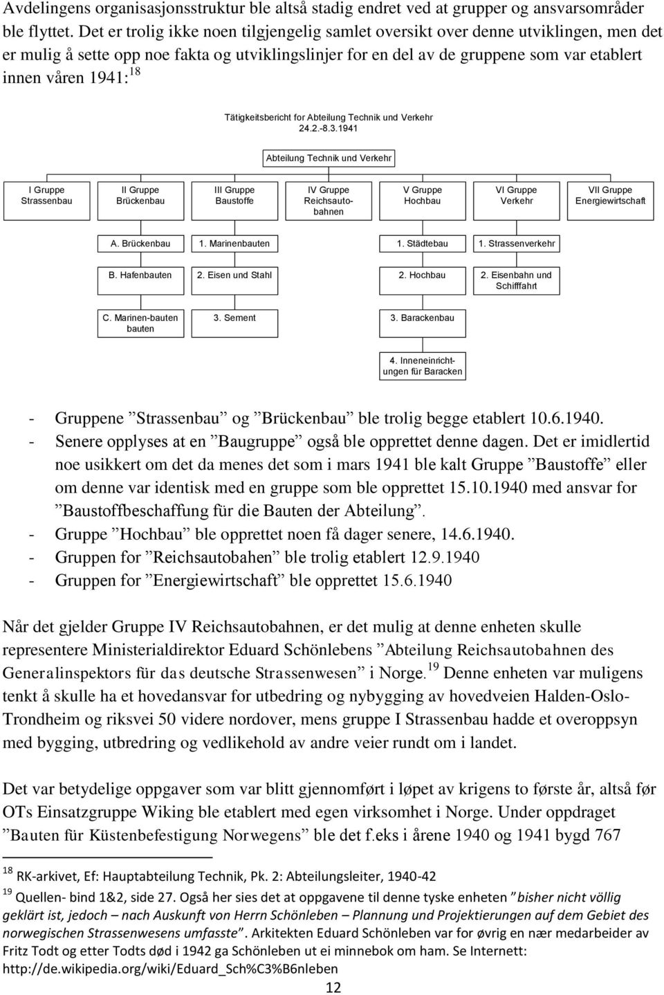 Tätigkeitsbericht for Abteilung Technik und Verkehr 24.2.-8.3.