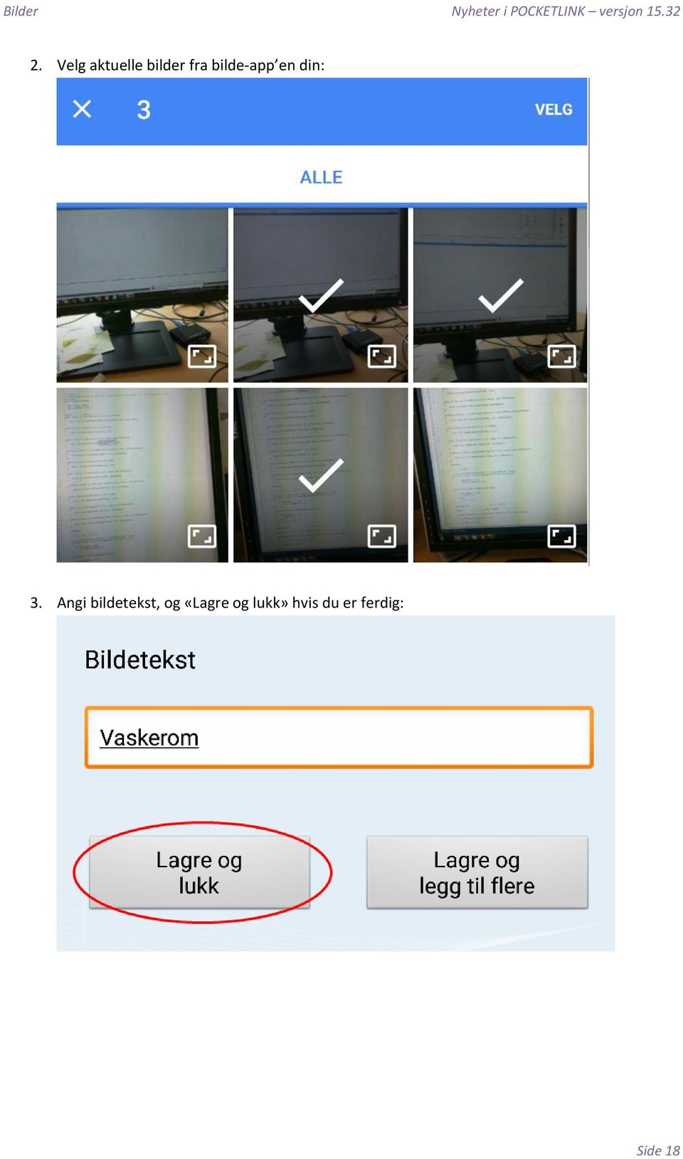 bilde-app en din: 3.