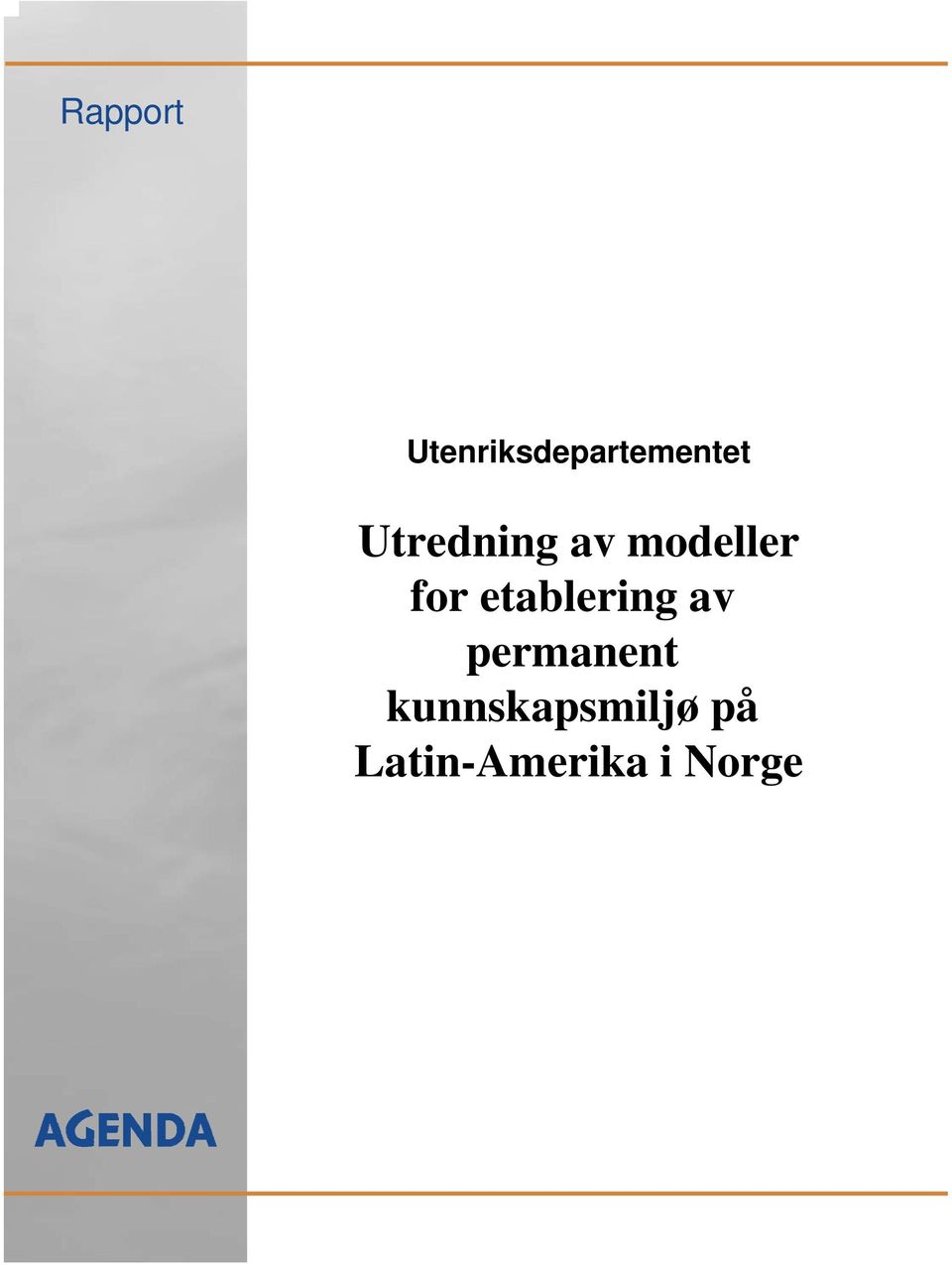 etablering av permanent