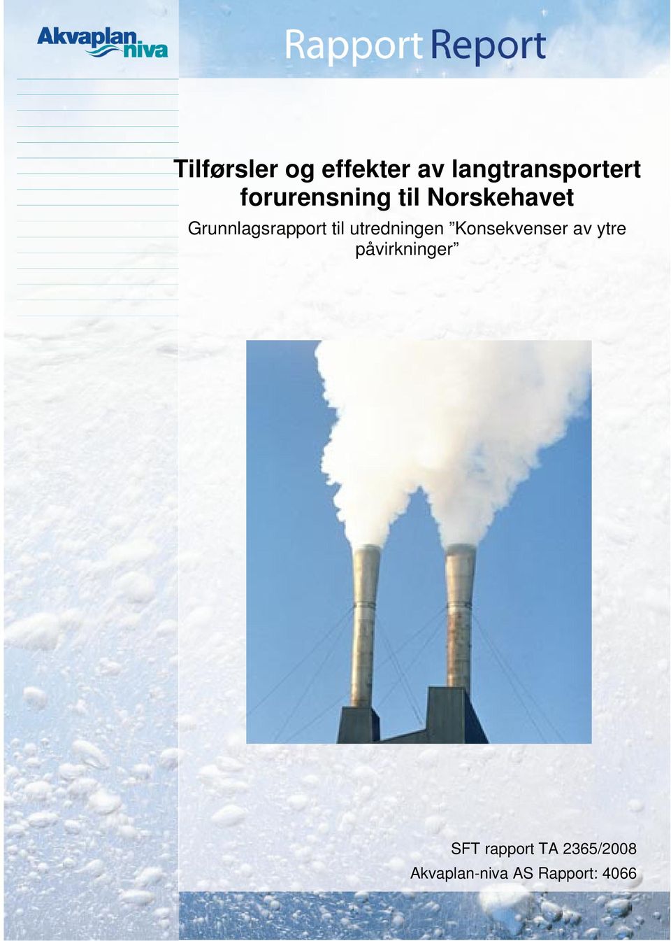 til utredningen Konsekvenser av ytre