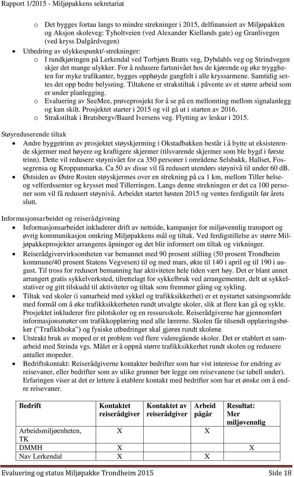 For å redusere fartsnivået hos de kjørende og øke tryggheten for myke trafikanter, bygges opphøyde gangfelt i alle kryssarmene. Samtidig settes det opp bedre belysning.