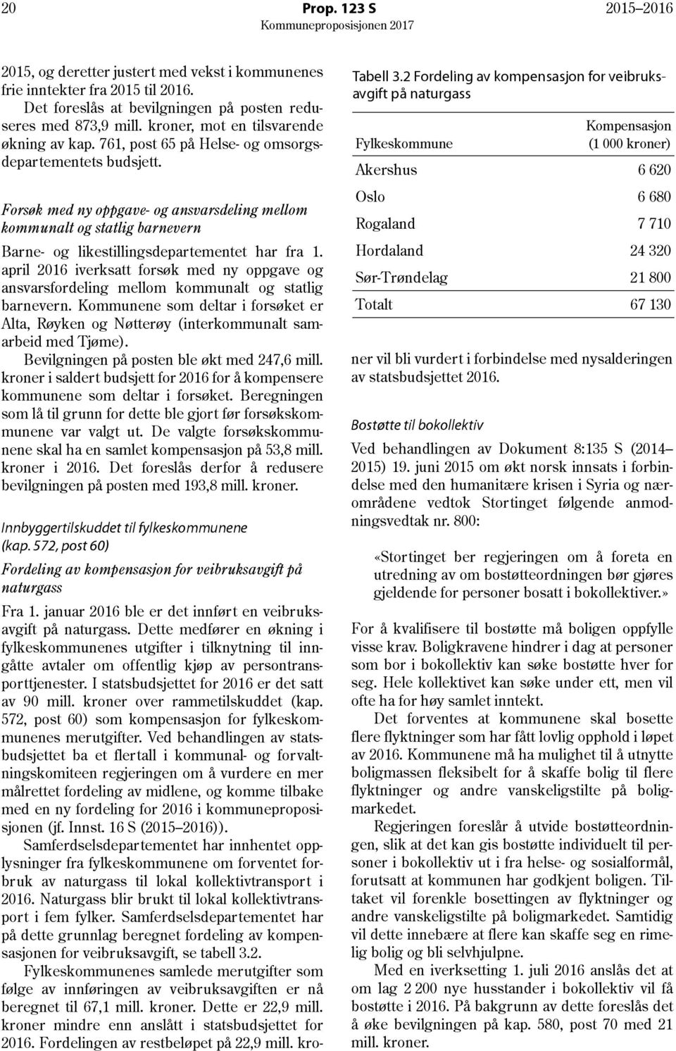 Forsøk med ny oppgave- og ansvarsdeling mellom kommunalt og statlig barnevern Barne- og likestillingsdepartementet har fra 1.