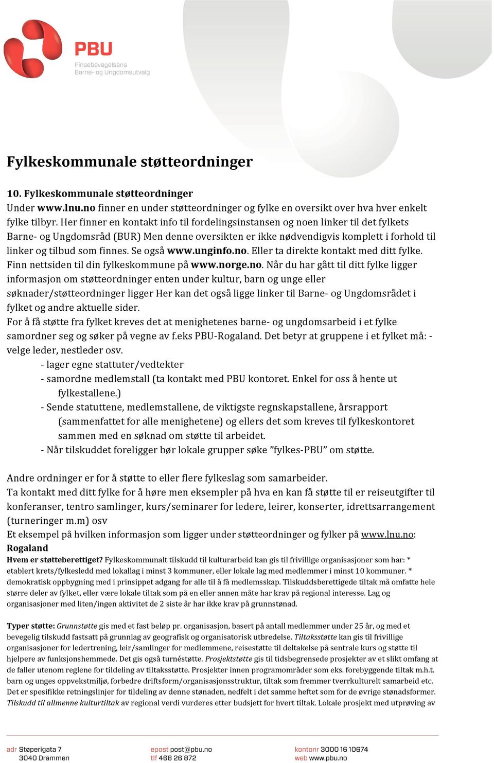 Finnnettsidentildinfylkeskommunepåwww.nor