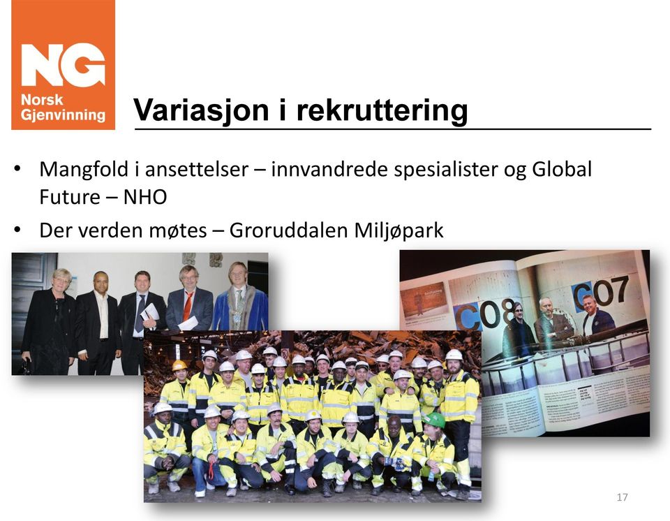 spesialister og Global Future NHO