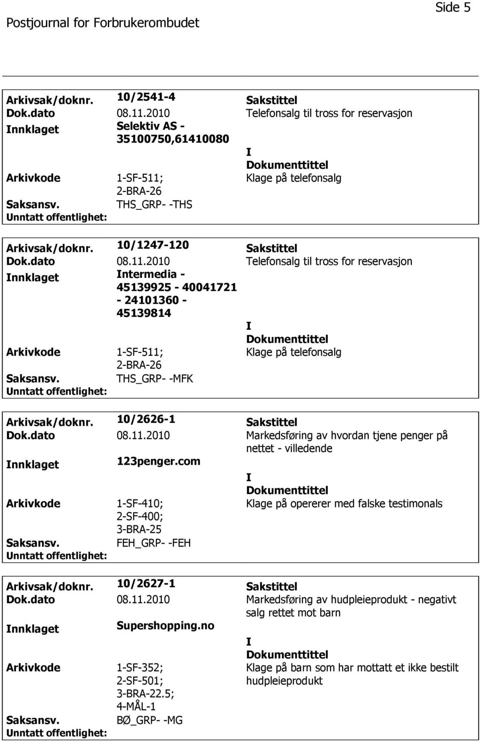 2010 Markedsføring av hvordan tjene penger på nettet - villedende 123penger.