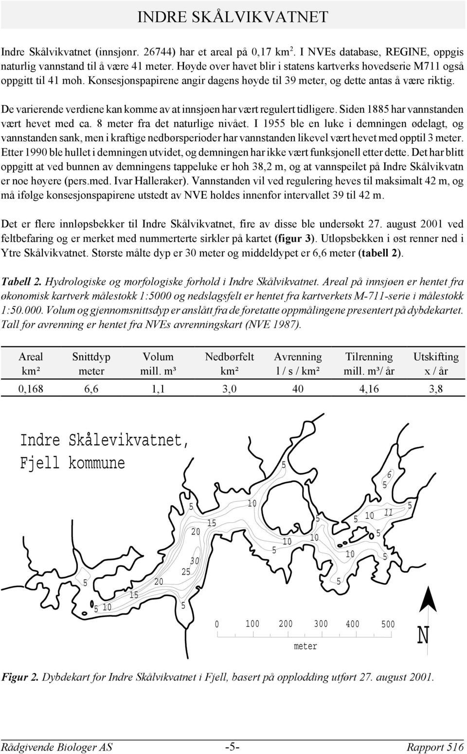 De varierende verdiene kan komme av at innsjøen har vært regulert tidligere. Siden 188 har vannstanden vært hevet med ca. 8 meter fra det naturlige nivået.