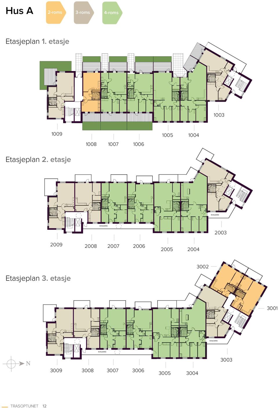 2009 2008 2007 2006 2005 2004 Etasjeplan 3.