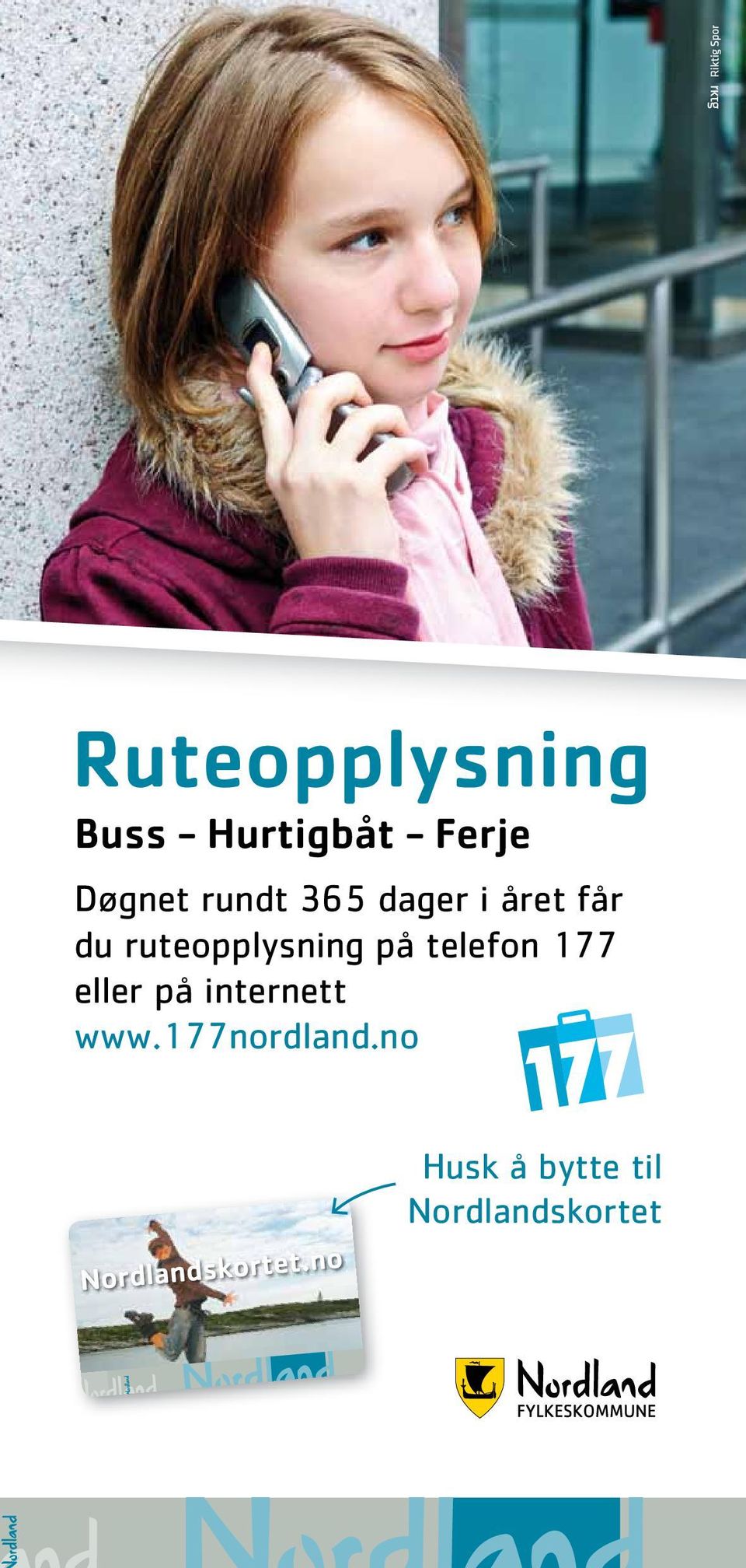 ruteopplysning på telefon 177 eller på