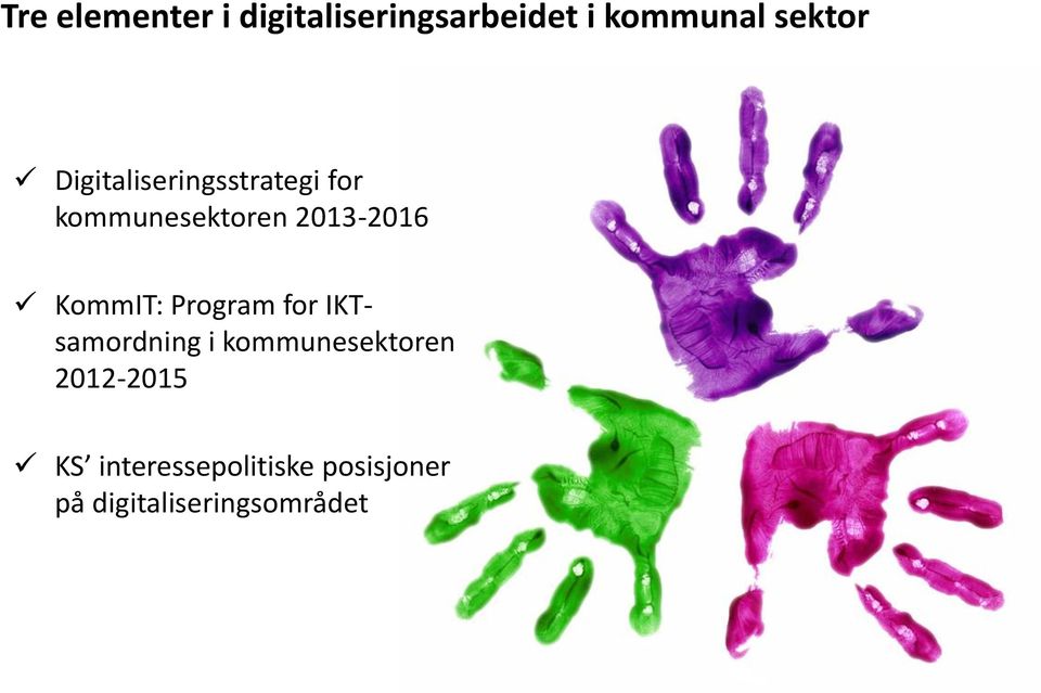 KommIT: Program for IKTsamordning i kommunesektoren