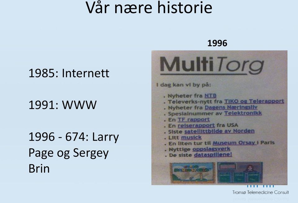 1991: WWW 1996-674: