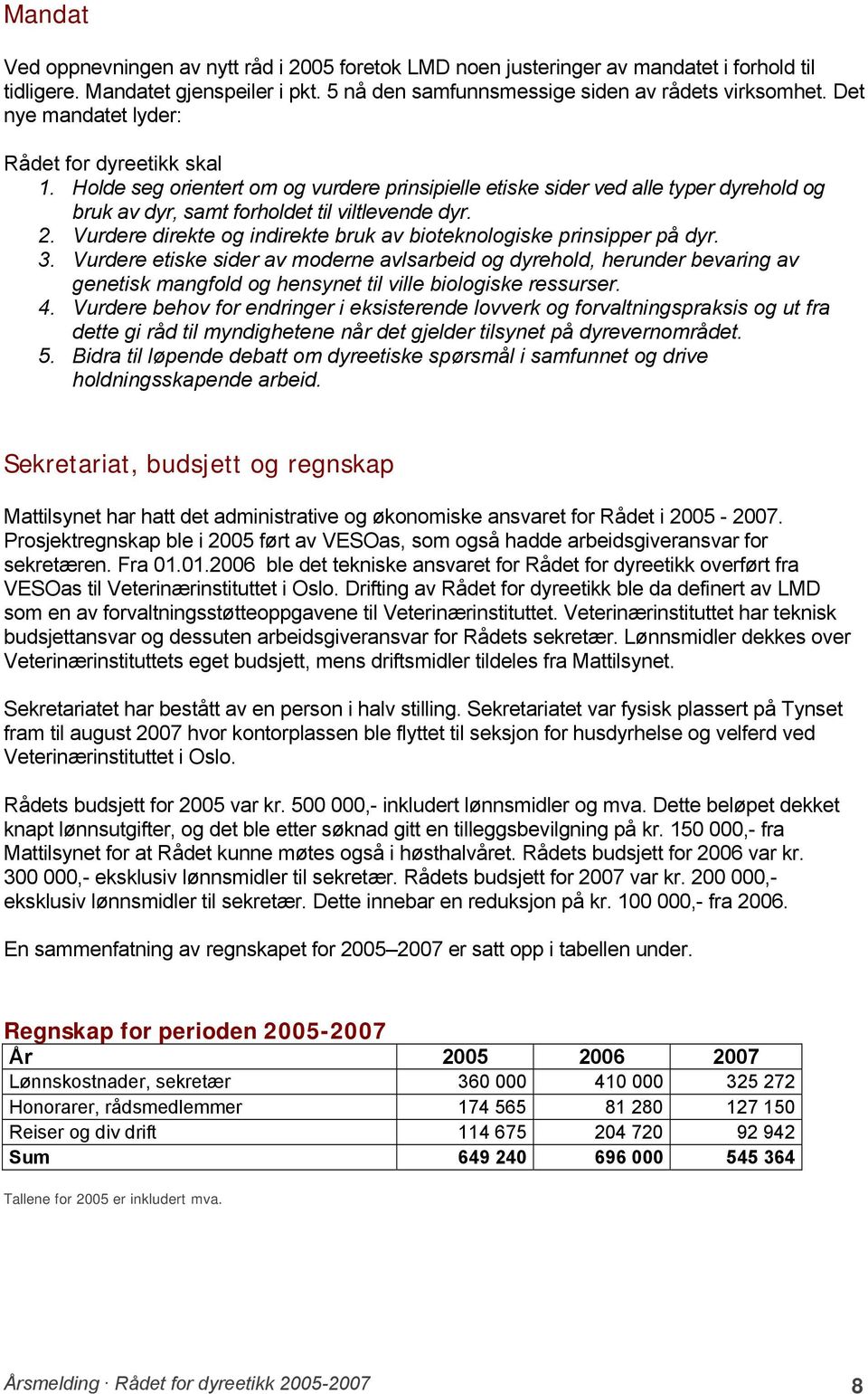 Vurdere direkte og indirekte bruk av bioteknologiske prinsipper på dyr. 3.