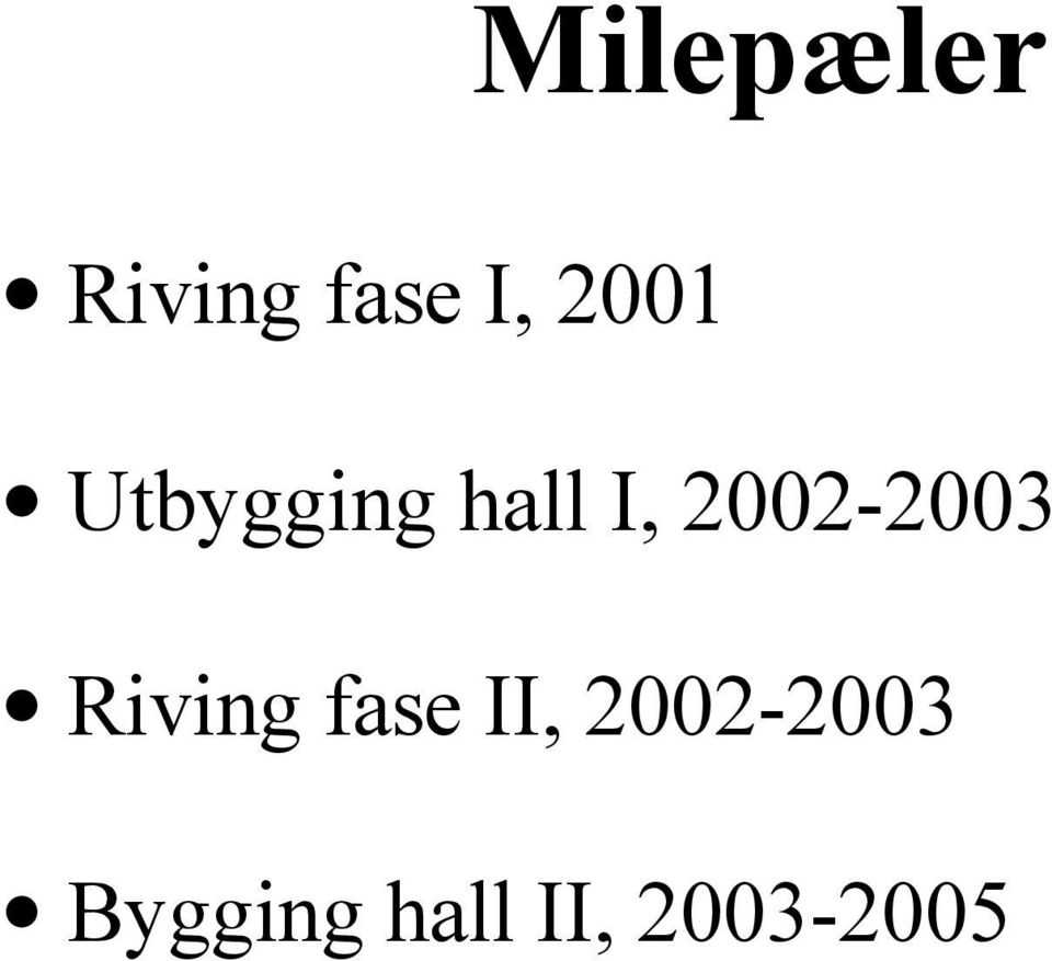 2002-2003 Riving fase II,