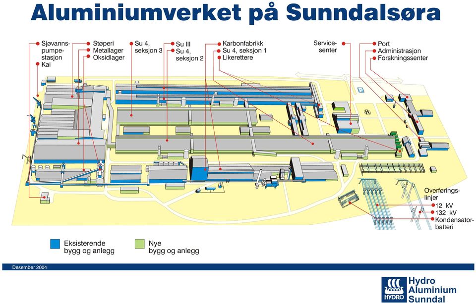 Servicesenter Port Administrasjon Forskningssenter Overføringslinjer 12 kv 132 kv