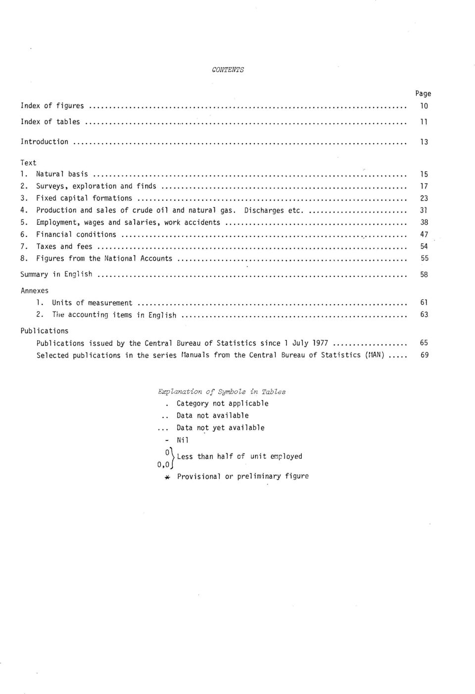 Figures from the National Accounts 55 Summary in English 58 Annexes 1. Units of measurement 61 2.