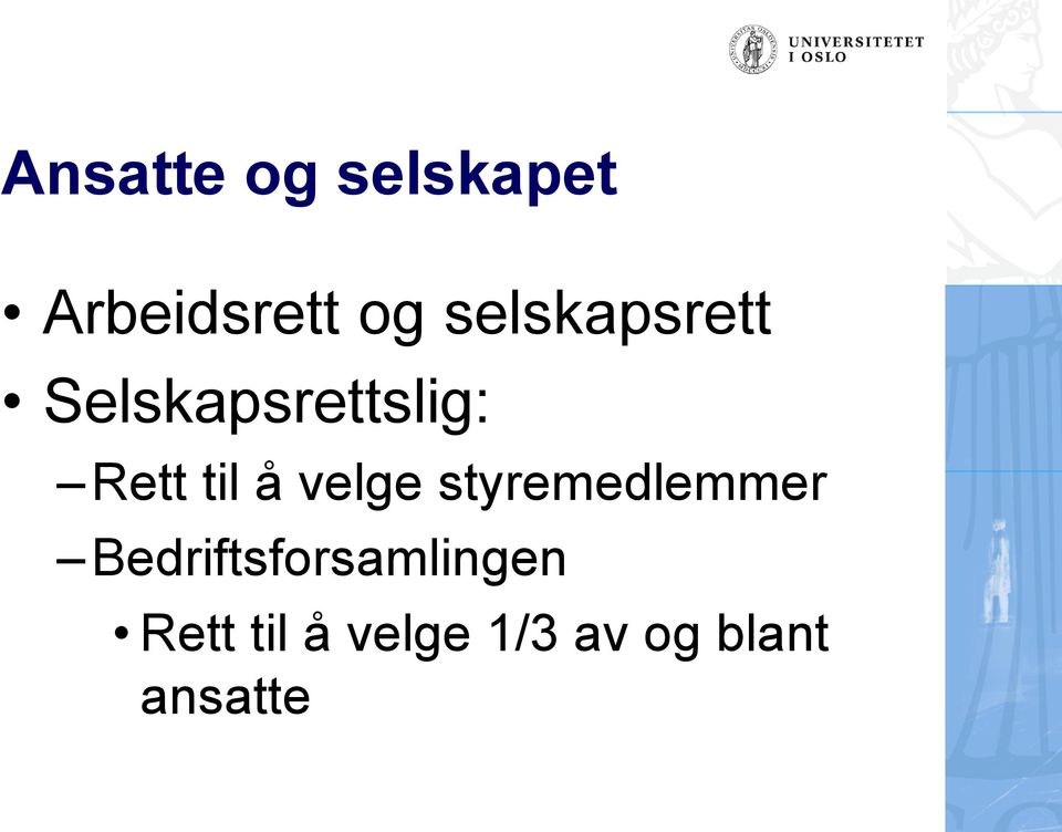 å velge styremedlemmer