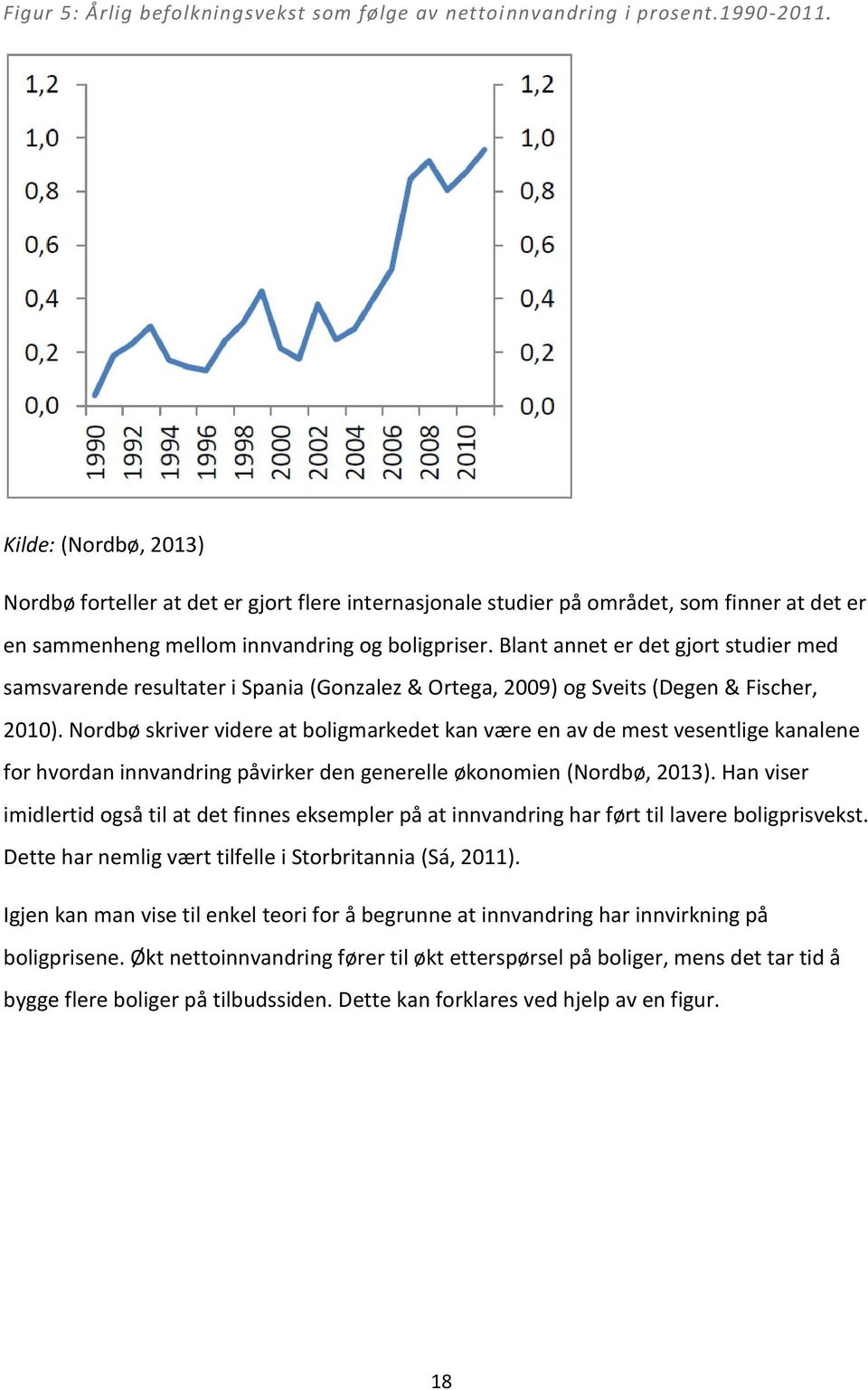 Blant annet er det gjort studier med samsvarende resultater i Spania (Gonzalez & Ortega, 2009) og Sveits (Degen & Fischer, 2010).