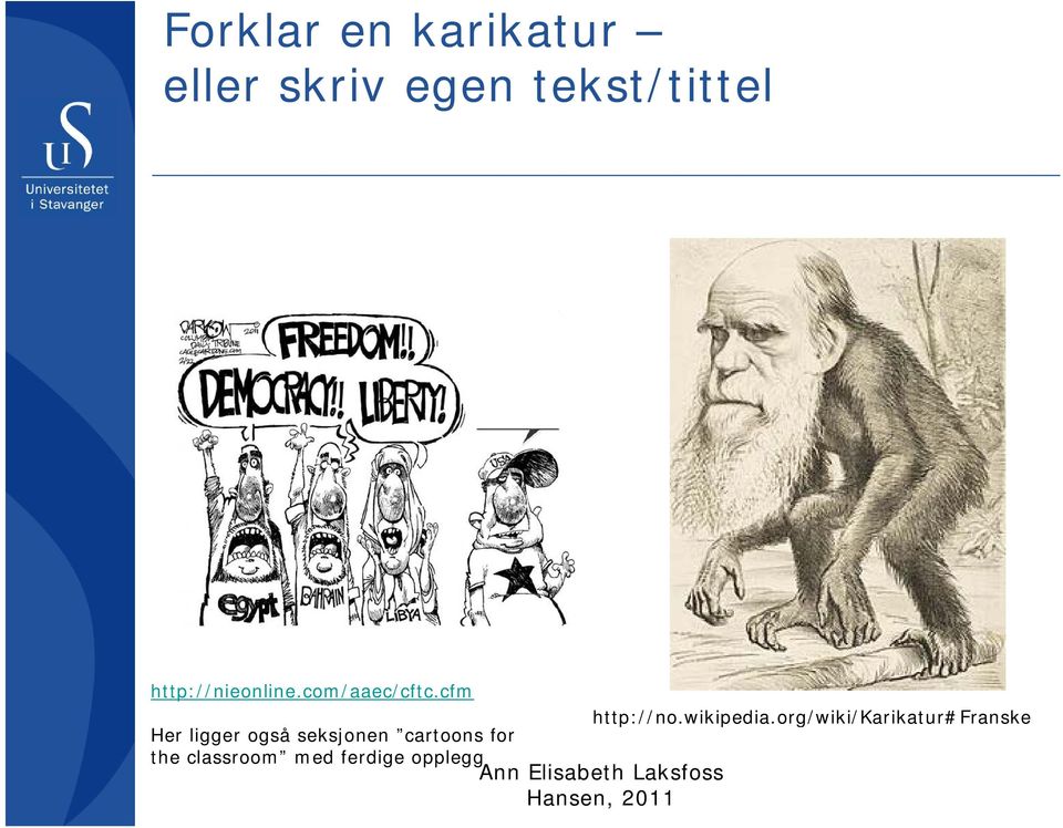 cfm Her ligger også seksjonen cartoons for the