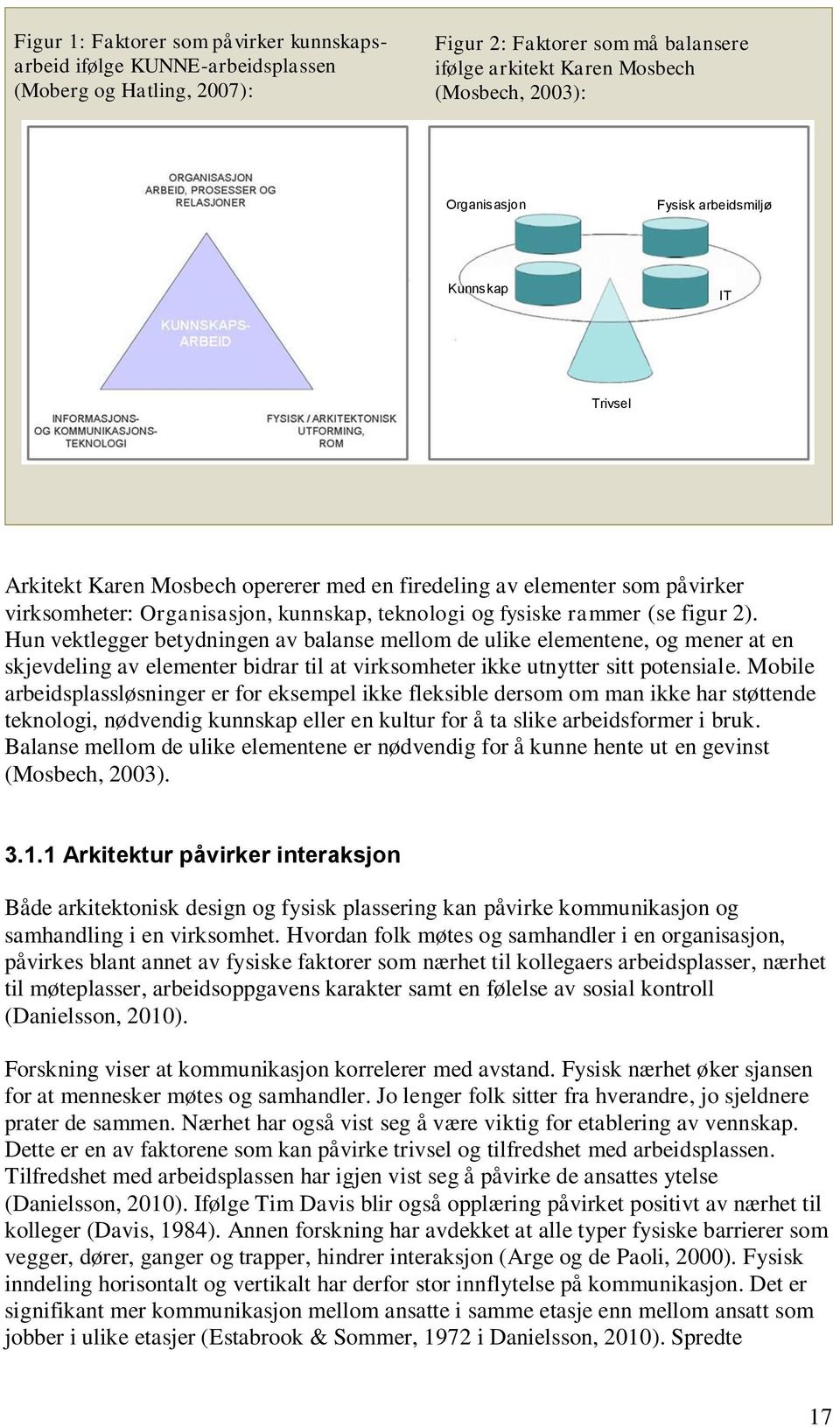 Hun vektlegger betydningen av balanse mellom de ulike elementene, og mener at en skjevdeling av elementer bidrar til at virksomheter ikke utnytter sitt potensiale.