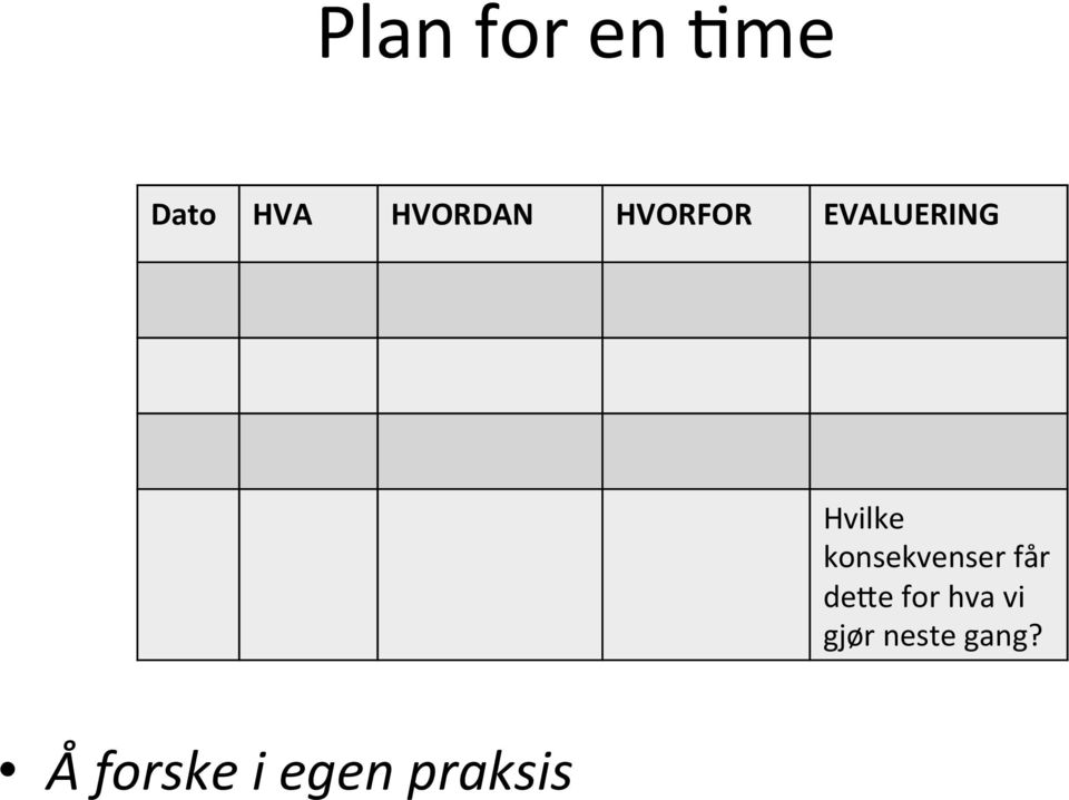 konsekvenser får deee for hva vi