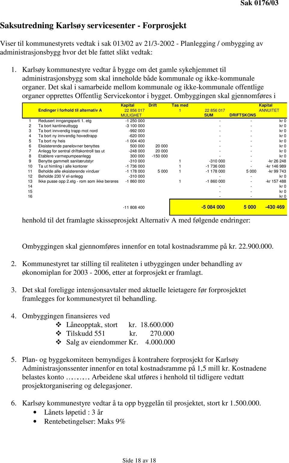 Det skal i samarbeide mellom kommunale og ikke-kommunale offentlige organer opprettes Offentlig Servicekontor i bygget.