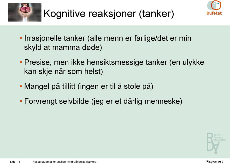 hensiktsmessige tanker (en ulykke kan skje når som helst) Mangel på