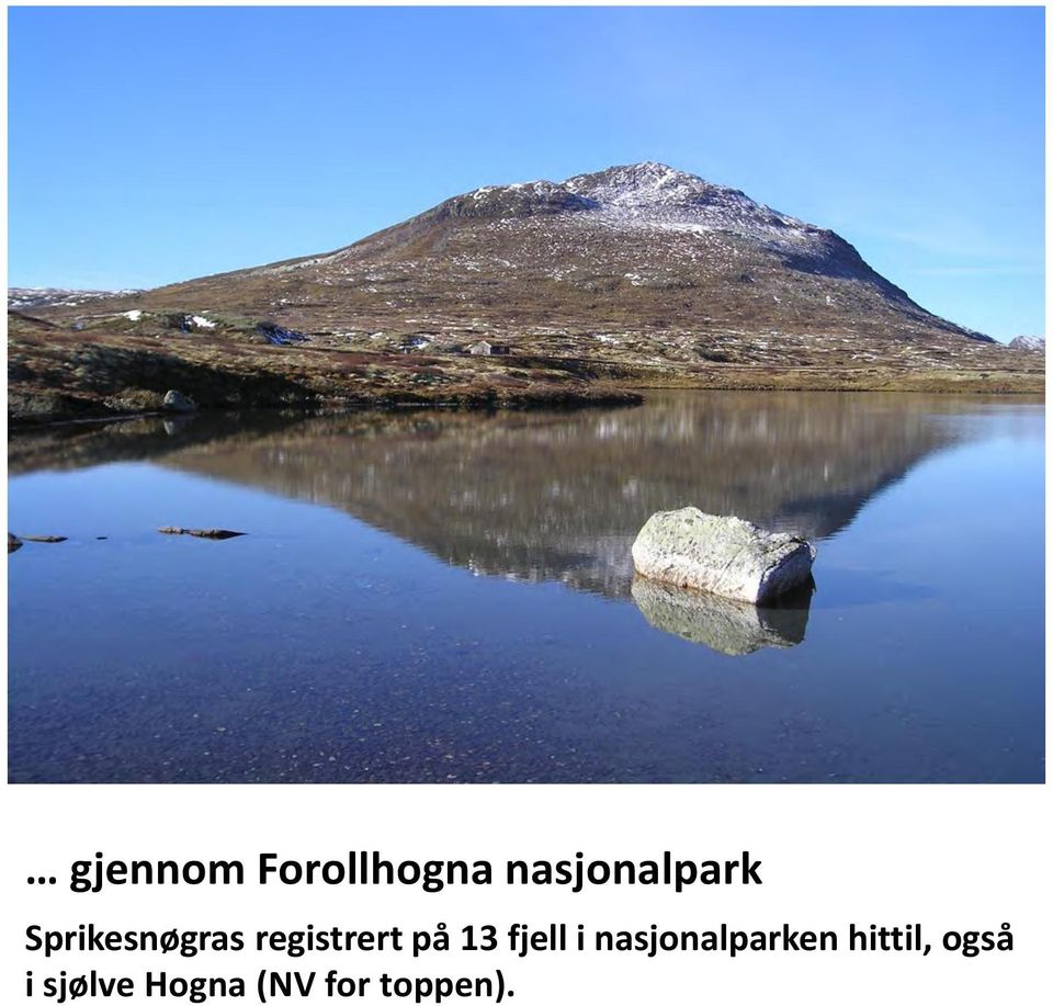 fjell i nasjonalparken hittil,