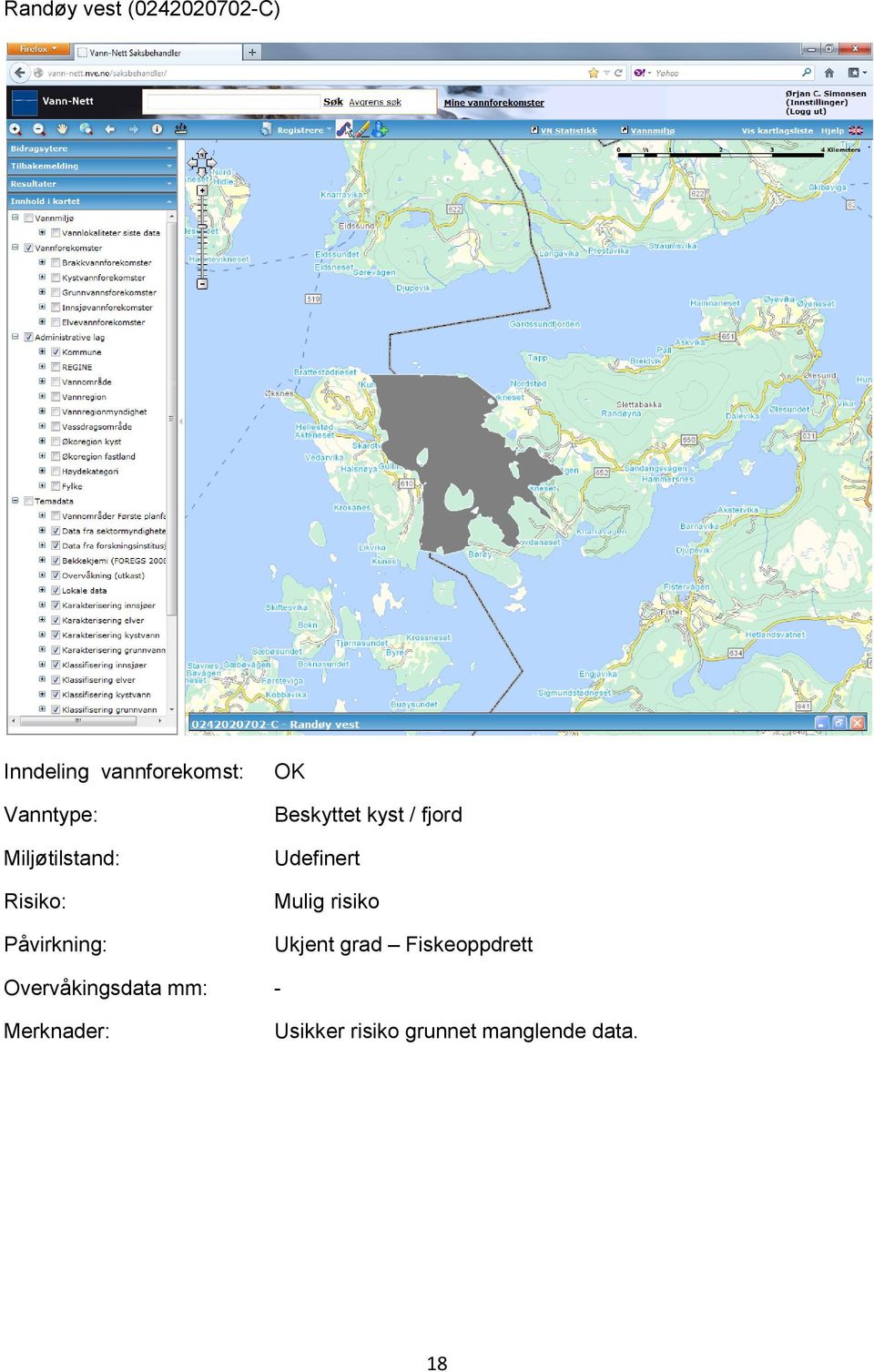 Fiskeoppdrett Overvåkingsdata mm: