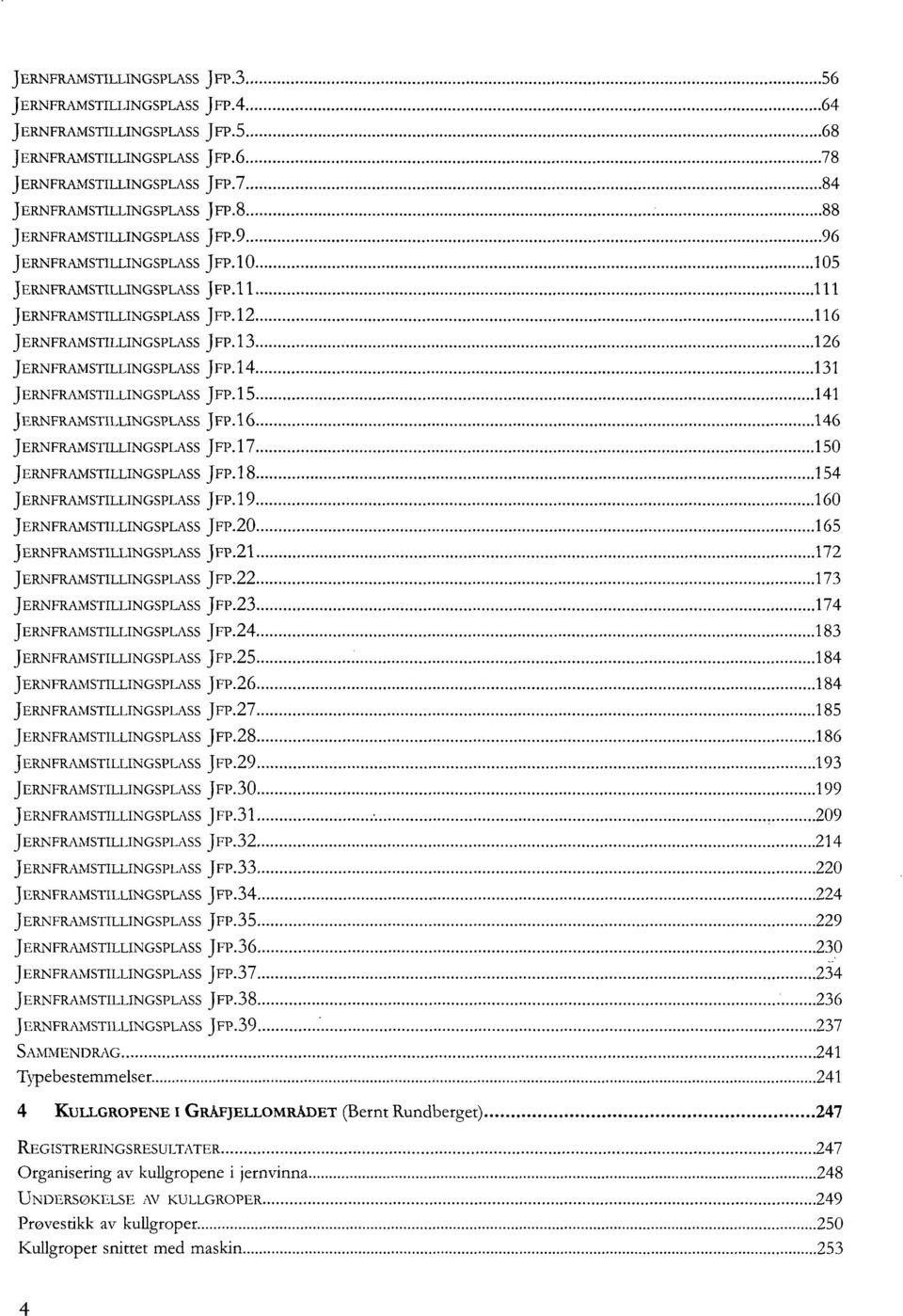 14 131 JERNFRAMSTILLINGSPLASS JFP.15 141 JERNFRAMSTILLINGSPLASS JFP.16 146 JERNFRAMSTILLINGSPLASS JFP.17 150 JERNFRAMSTILLINGSPLASS JFP.18 154 JERNFRAMSTILLINGSPLASS JFP.