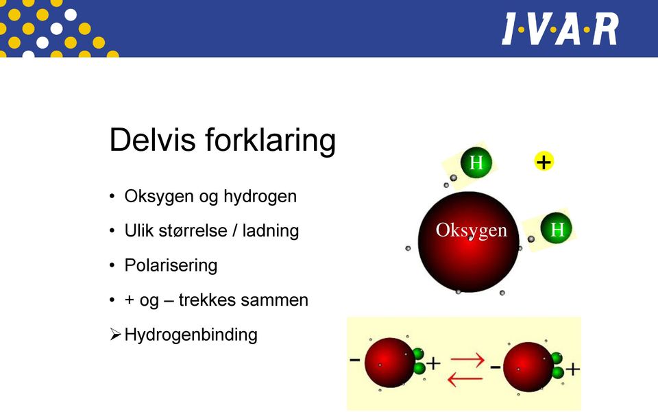 ladning Polarisering + og