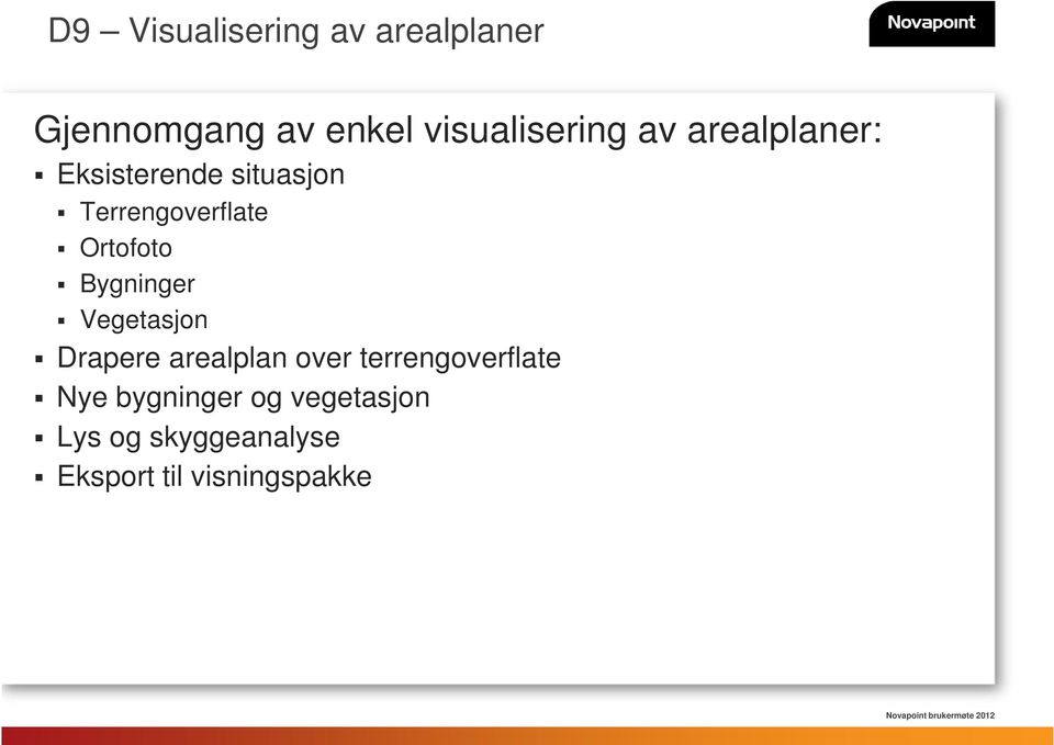 Vegetasjon Drapere arealplan over terrengoverflate Nye